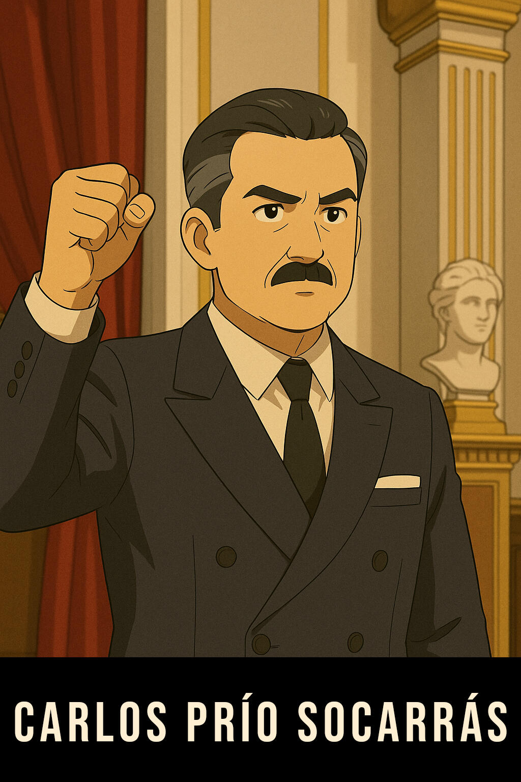 Carlos Prío Socarrás – Cuba’s last elected president, depicted as embattled but sympathetic. His fall and exile provide the backdrop for Batista’s rise and the collapse of constitutional democracy.